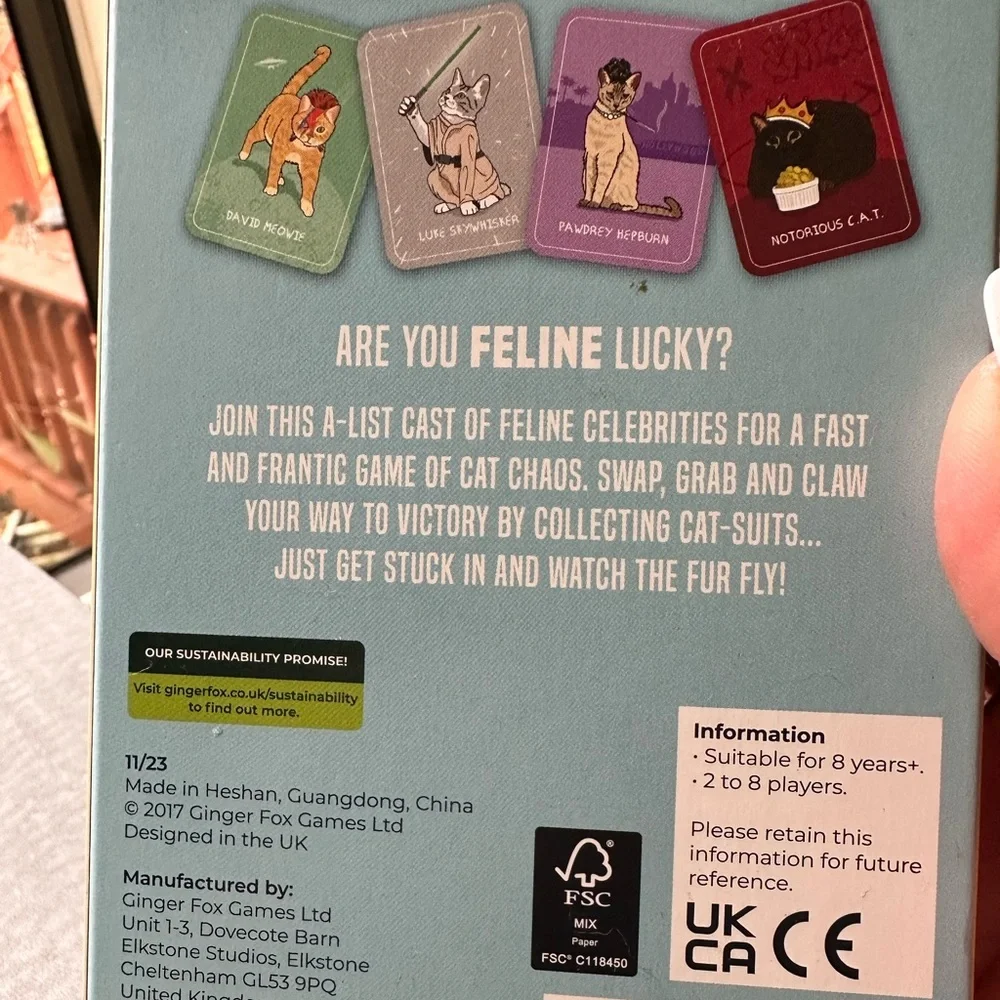 Cat Chaos Card Game and Game Night in Can Bundle